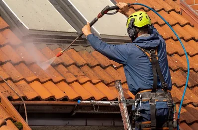 Démoussage et hydrofuge de toiture à Pruno